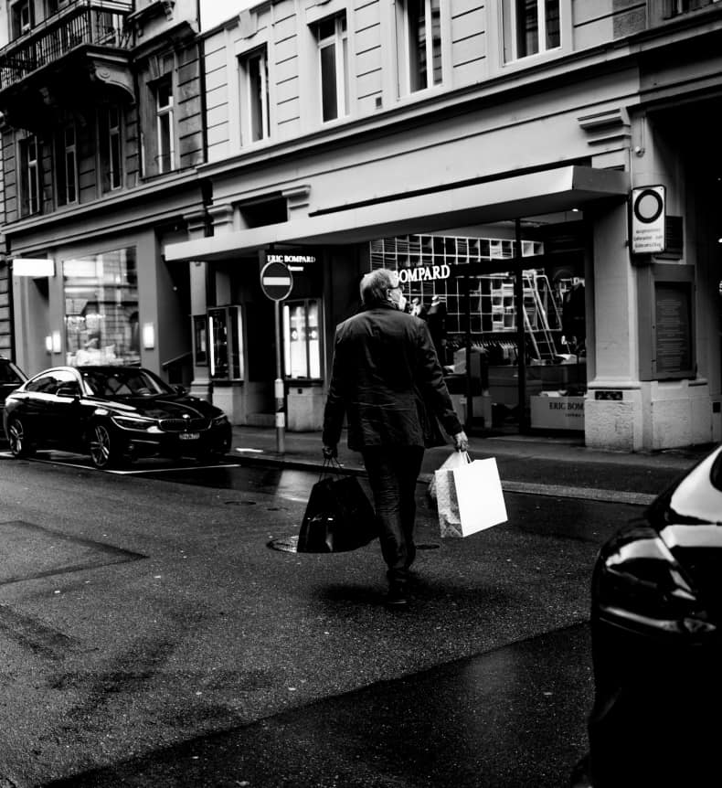 men walking on street